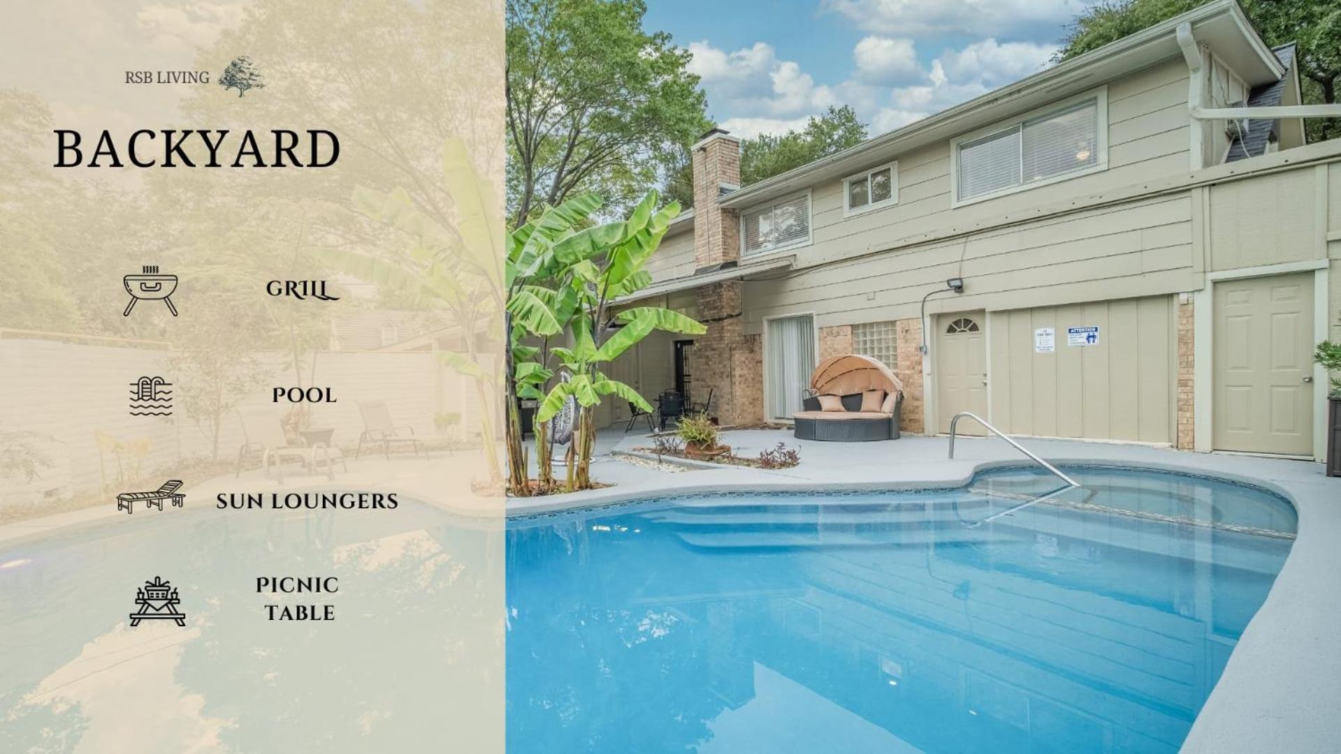 Stunning 5Br 2Ba Holiday Home With Private Pool And Cinema Dallas Buitenkant foto